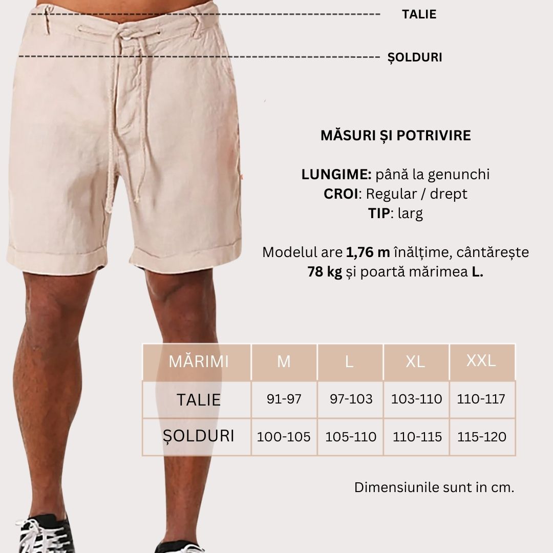 PANTALONI DE VARĂ PENTRU BĂRBAȚI, SCURTI, UȘORI SUMMERCHILL™