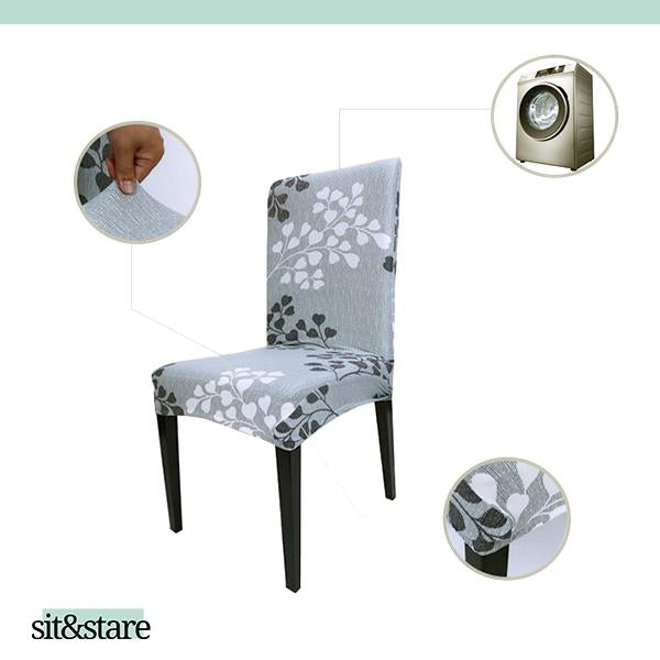 SIT&STARE®: HUSE ELASTICE PENTRU SCAUNE - 4 SAU 6 HUSE