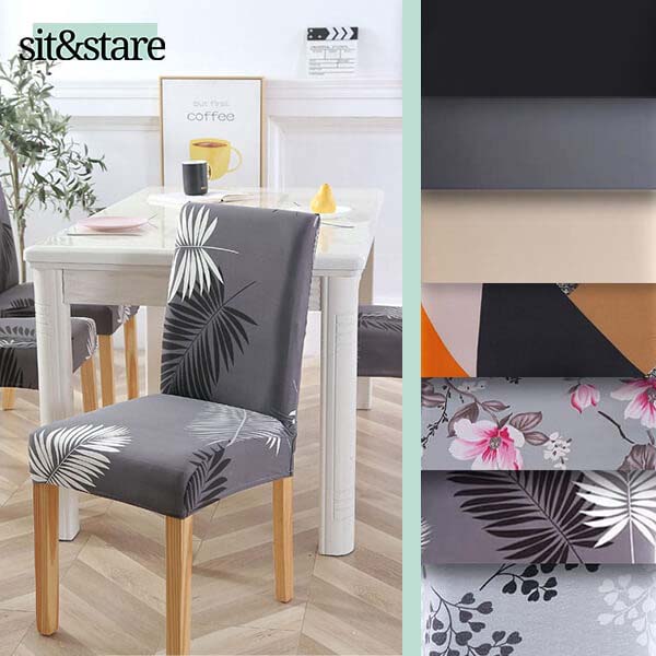 SIT&STARE®: HUSE ELASTICE PENTRU SCAUNE - 4 SAU 6 HUSE